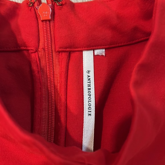 Anthropologie Red Blouse - Picture 2 of 4